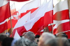 Anti-government Protest In Krakow