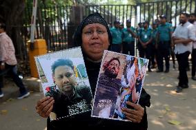 Protest In Front Of The International Criminal Tribunal