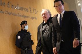 Gerard Depardieu Trial For Sexual Assault - Paris