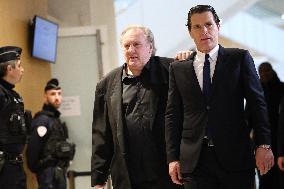 Gerard Depardieu Trial For Sexual Assault - Paris