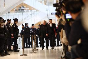Gerard Depardieu Trial For Sexual Assault - Paris