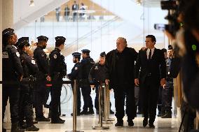 Gerard Depardieu Trial For Sexual Assault - Paris