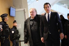 Gerard Depardieu Trial For Sexual Assault - Paris