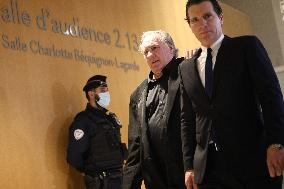 Gerard Depardieu Trial For Sexual Assault - Paris