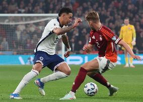 England against Latvia  - UEFA World Cup Qualifiers Group K