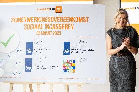 Queen Maxima at SchuldenlabNL Meeting - Amsterdam