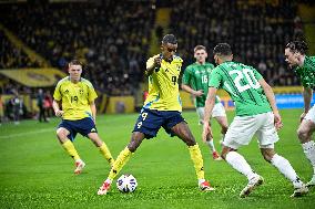 SOCCER FRIENDLY SWEDEN-NORTHERN IRELAND