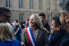 Rally in Support of Franco Algerian Writer Boualem Sansal - Paris
