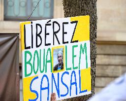 Rally in Support of Franco Algerian Writer Boualem Sansal - Paris