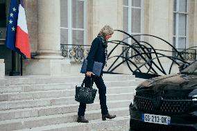 Weekly Cabinet Meeting at the Elysee Palace - Paris AJ