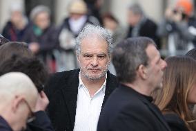 Emilie Dequenne Funeral - Paris