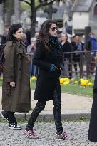 Emilie Dequenne Funeral - Paris