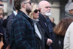 Emilie Dequenne Funeral - Paris