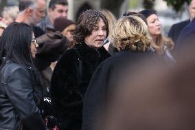 Emilie Dequenne Funeral - Paris
