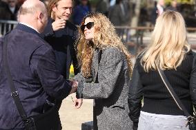 Emilie Dequenne Funeral - Paris