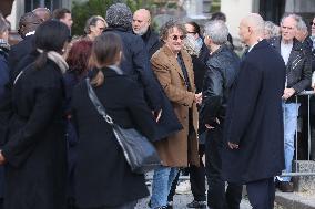 Emilie Dequenne Funeral - Paris