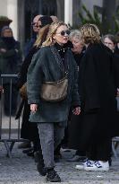 Emilie Dequenne Funeral - Paris