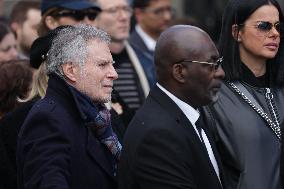 Emilie Dequenne Funeral - Paris