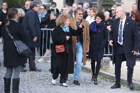 Emilie Dequenne Funeral - Paris