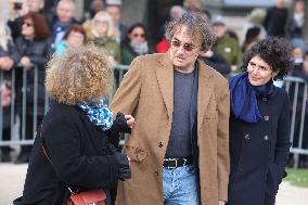 Emilie Dequenne Funeral - Paris
