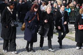 Emilie Dequenne Funeral - Paris