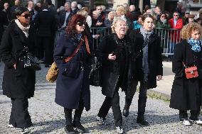 Emilie Dequenne Funeral - Paris