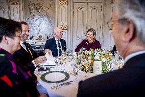 Royals Receive The King's Commissioners - The Hague