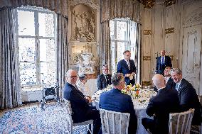 Royals Receive The King's Commissioners - The Hague