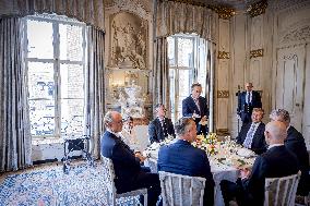 Royals Receive The King's Commissioners - The Hague