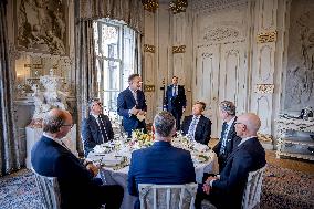 Royals Receive The King's Commissioners - The Hague