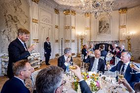 Royals Receive The King's Commissioners - The Hague