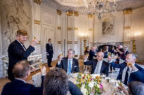 Royals Receive The King's Commissioners - The Hague