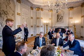 Royals Receive The King's Commissioners - The Hague