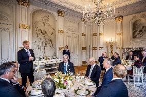 Royals Receive The King's Commissioners - The Hague