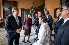Royals Receive The King's Commissioners - The Hague