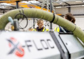 Queen Maxima Pays Working Visit To Uden
