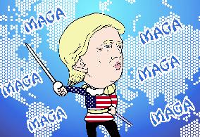 Cartoon Trump Tariff