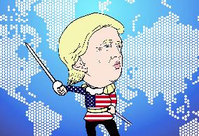 Cartoon Trump Tariff