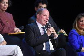 Bruno Retailleau At A Meeting - Paris