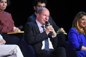 Bruno Retailleau At A Meeting - Paris