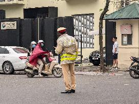 Traffic Police In Hanoi