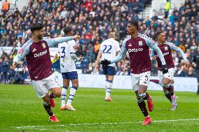 Preston North End v Aston Villa - Emirates FA Cup Quarter Final