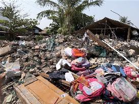 Aftermath of strong earthquake in Myanmar