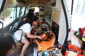Rescue Search For Survivors Three Days After Quake - Myanmar