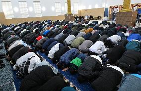 Muslims Gather For Eid Al-Fitr Prayers In Edmonton