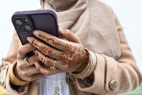 Muslims Gather For Eid Al-Fitr Prayers In Edmonton