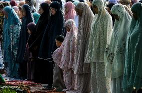 Muslims Celebrate Eid-Al-Fitr In Indonesia