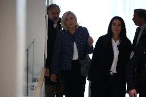 Marine Le Pen and Rn Partys Trial Verdict - Paris