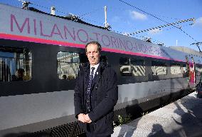Reopening Of The Paris-Milan TGV Line in Paris