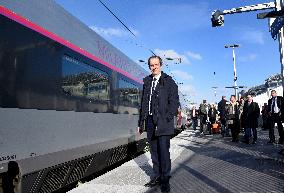 Reopening Of The Paris-Milan TGV Line in Paris